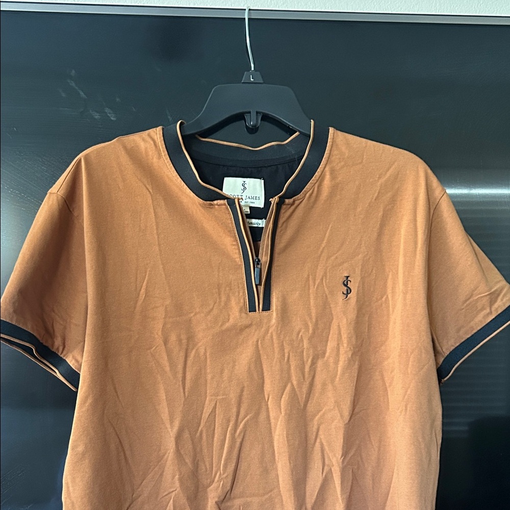 Men's Brown Polo Shirt